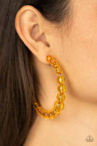In The Clear -ORANGE   Earring