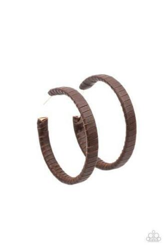 Leather Clad Legend  - BROWN  Earring