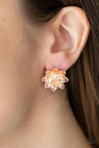 Water Liley Love  - ROSE GOLD   Earring