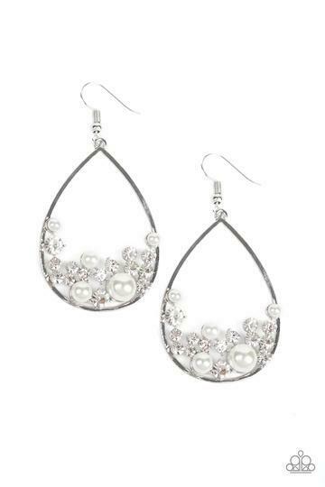 Town Car- White Earrings