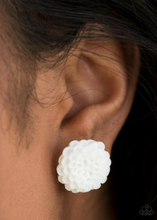 Load image into Gallery viewer, Dandelion  Demure - White Earrings
