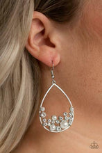 Load image into Gallery viewer, Town Car- White Earrings
