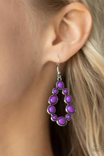 Load image into Gallery viewer, Popular Party  -Purple  Earring

