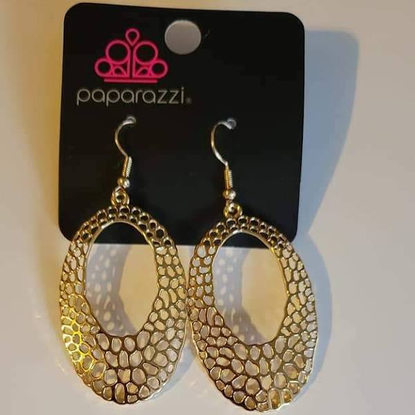 The Whole Nine Yards   - GOLD  Earring