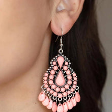 Load image into Gallery viewer, Persian Posh -ORANGE  Earring
