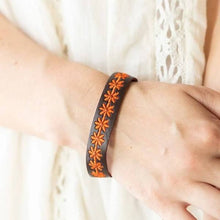 Load image into Gallery viewer, Wildflower Wayfarer  -Orange  Bracelet
