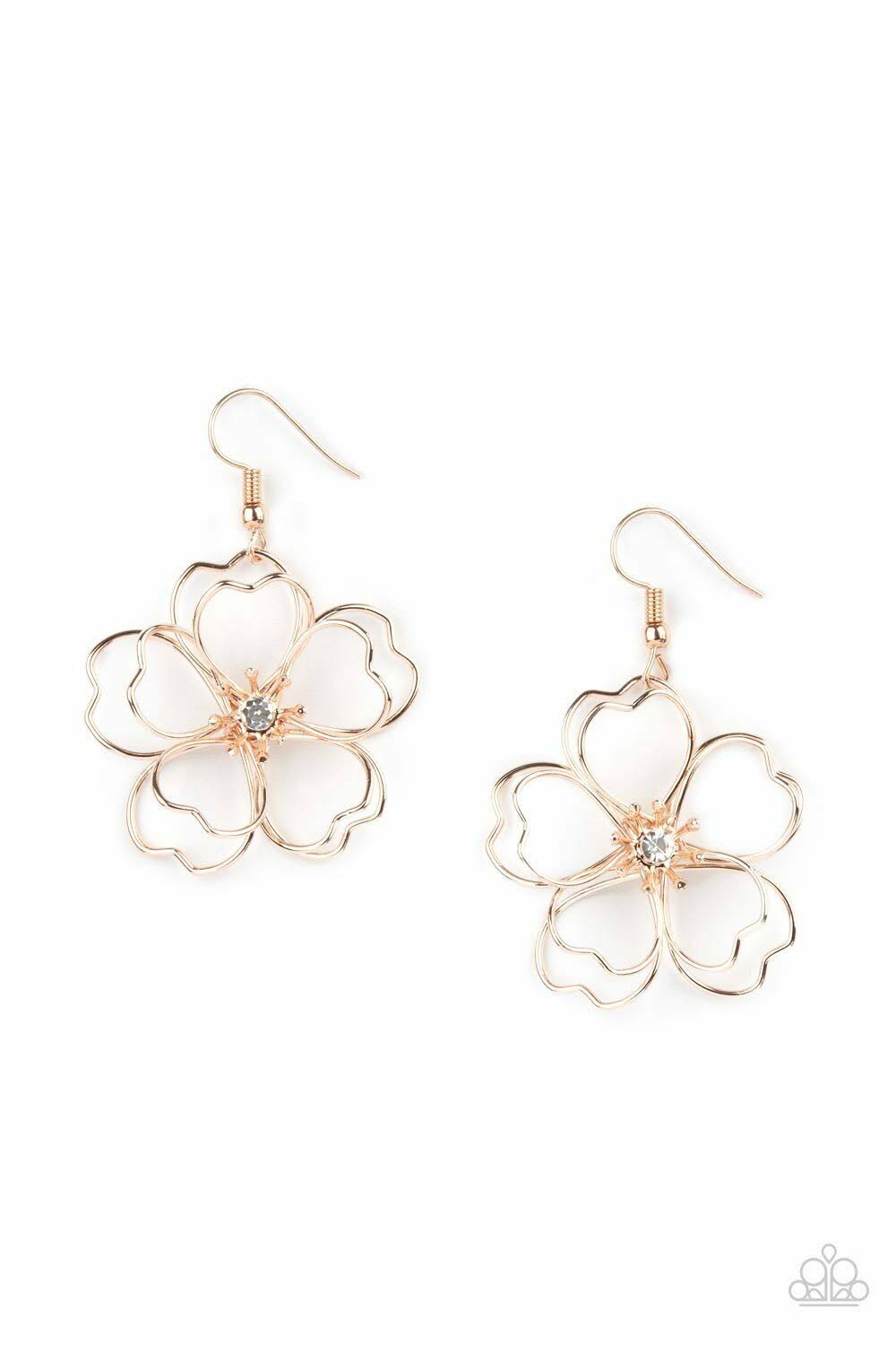 Petal Power - Rose Gold  Earring